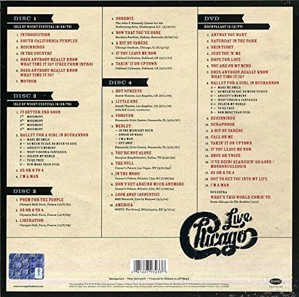 Chicago: VI Decades Live - Rock - CD R680251