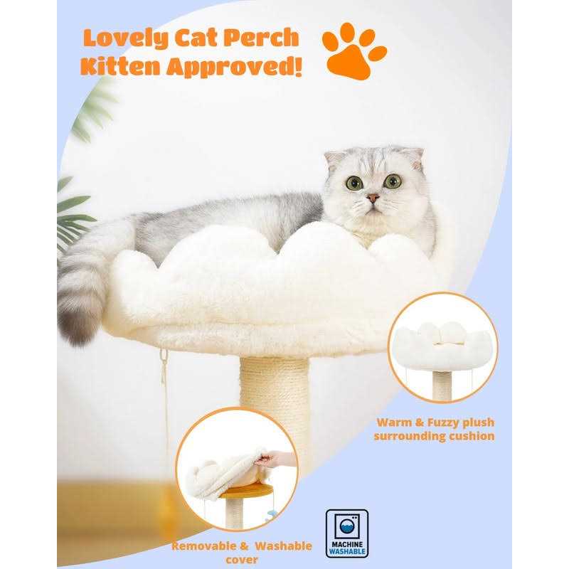 Cat Scratching Post with Bed Cat Tree Tower W559
