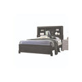 Eastern King Storage Bed Gray Oak Z545