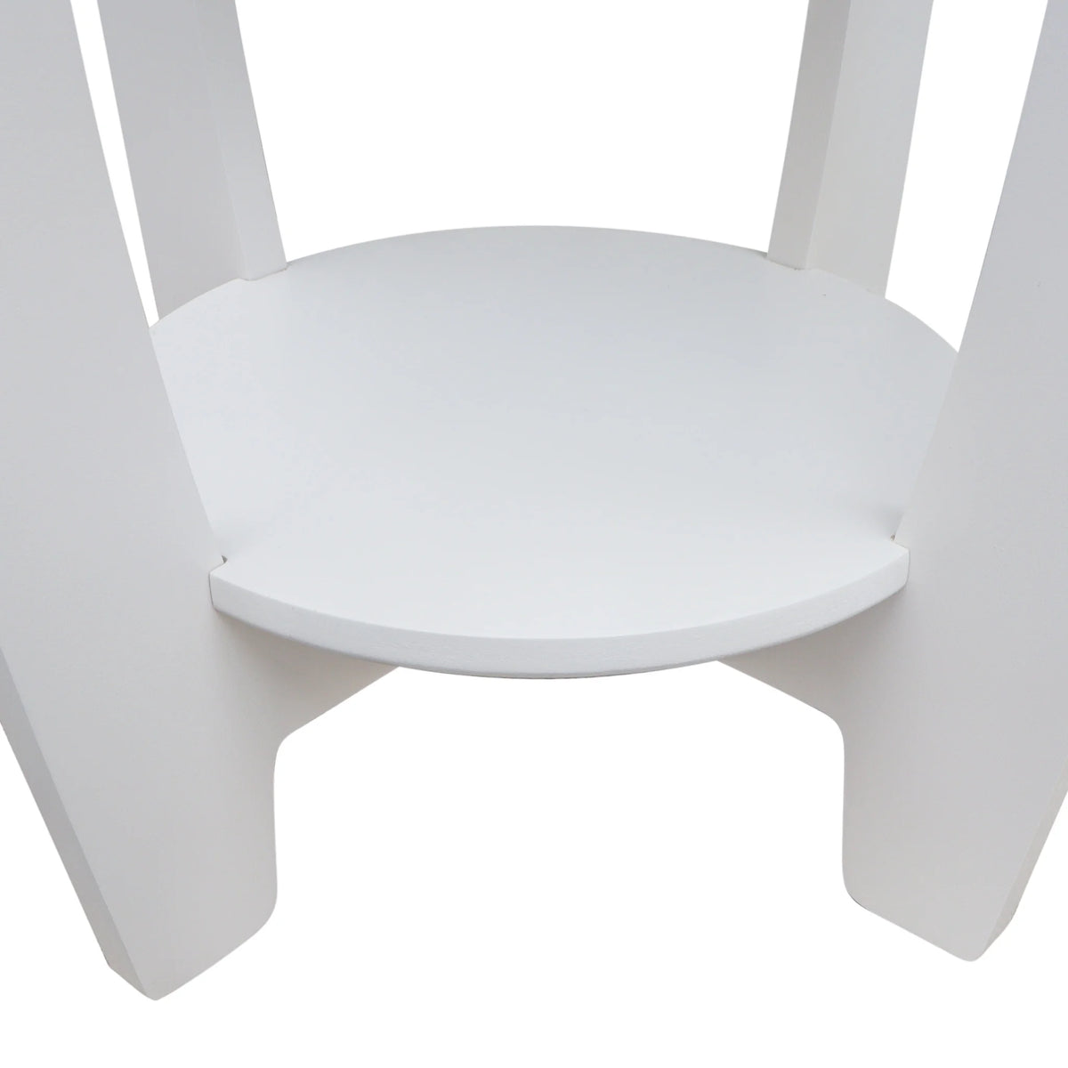 2 Tiers Wooden Round End Table L29596