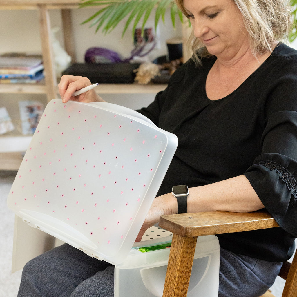 Foldable Lap Desk with Pink Flowers X538820