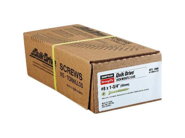 Wood Screws, Course Twin Threads, 1.75x22 H544897