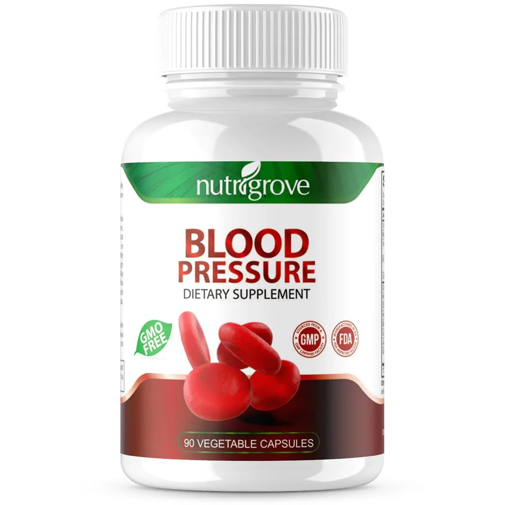 Blood Pressure Dietary Supplement 90 Vegetable Capsules M6568