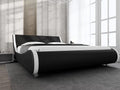 Queen Size Platform Bed Frame with Adjustable Headboard M6772