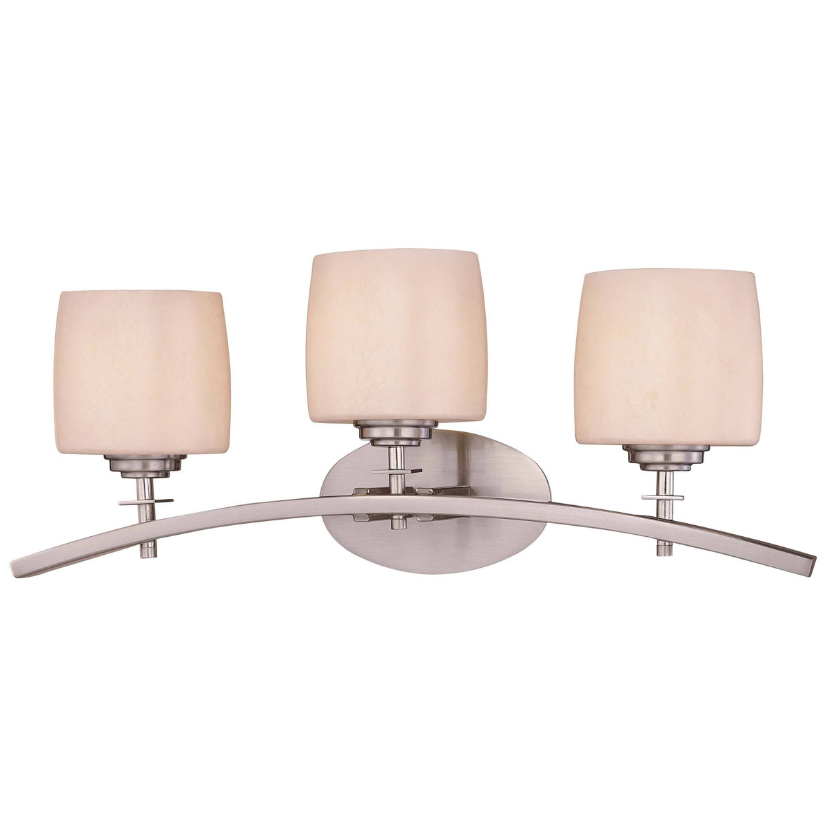 3 Light Bath Brushed Nickel K214