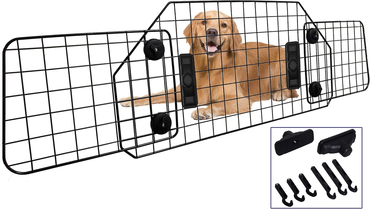Black Heavy-Duty Pet Wire Dog Barrier D589