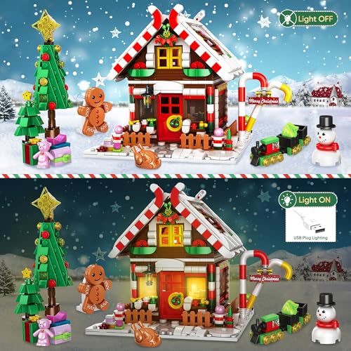 1288PCS Christmas Building Set U834