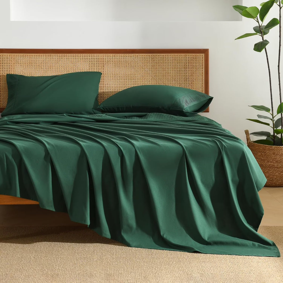 King Size 4 Piece Microfiber Sheet Set G6034