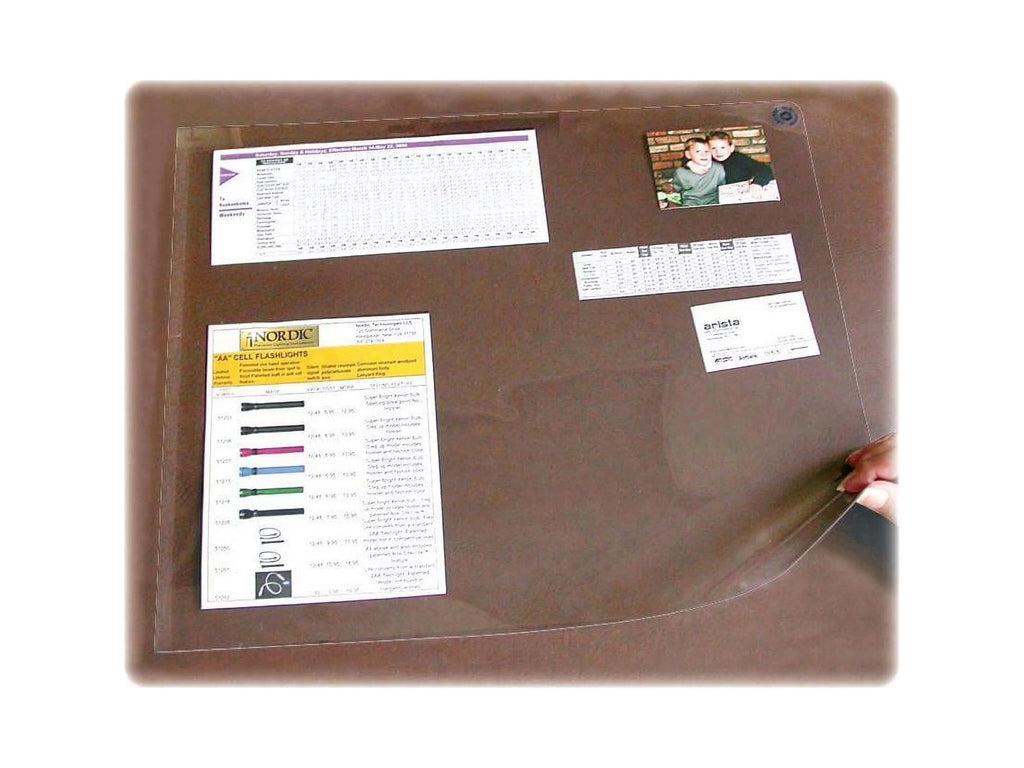 Clear Plastic Desk Protector, 24 x 19 N209