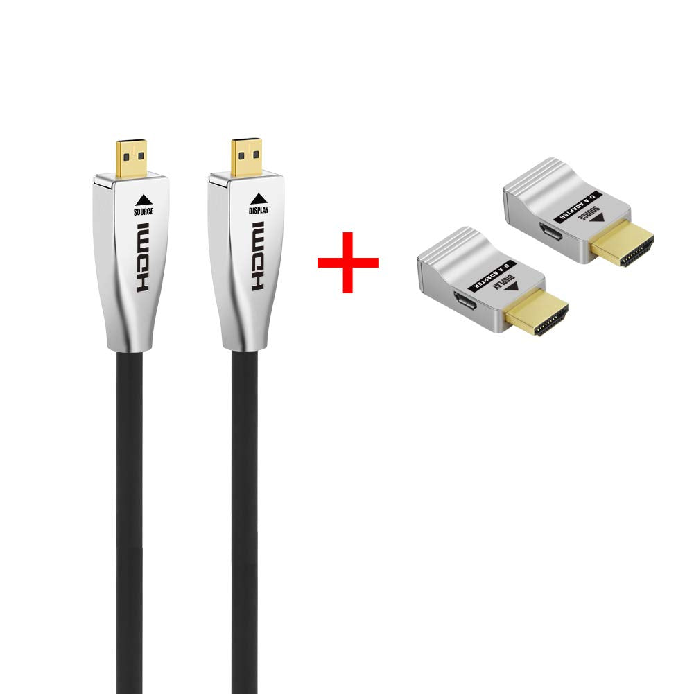 CL2 Rated Fiber HDMI Cable 165 feet 4K60Hz HDMI2.0b 18Gbps Slim Flexible N454
