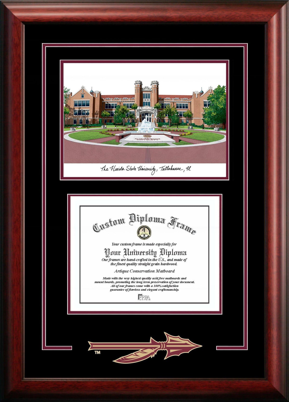 Satin Mahogany Diploma Frame M490356