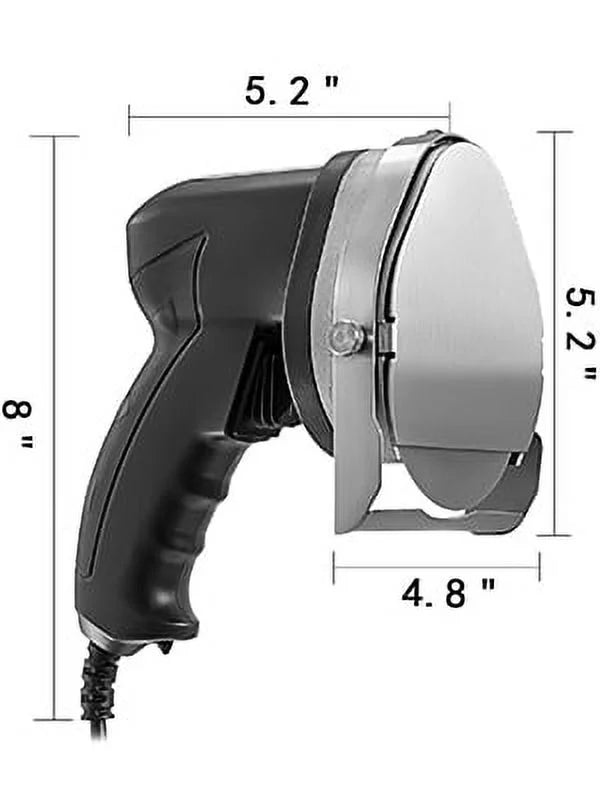 110V Electric Shawarma Knife 80W Stainless Steel 2800 RPM with 2 Blades H671