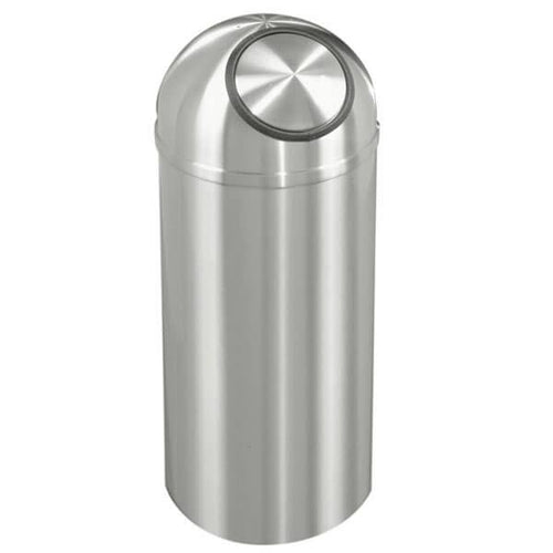 12 Gallon Dome Top Trash Receptacle with Plastic Liner A799909