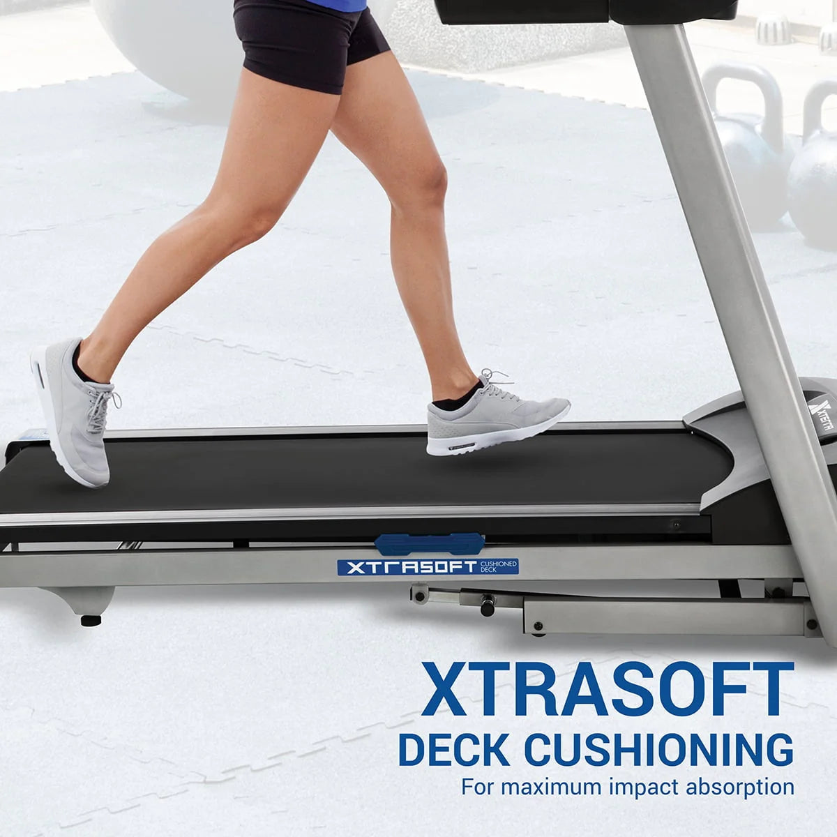 Folding Treadmill with 2.25 HP Motor and 10 Levels Incline P665