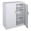Commercial Storage Cabinet, Dove Gray, 42 in H x 46 in W x 24 in D Z231258