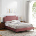 King Velvet Bed S4514