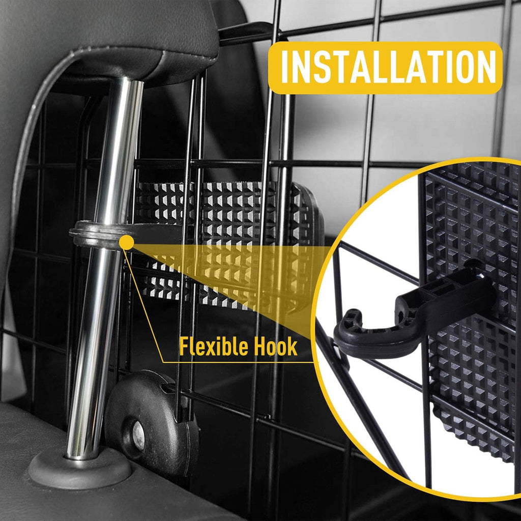 Black Heavy-Duty Pet Wire Dog Barrier D589