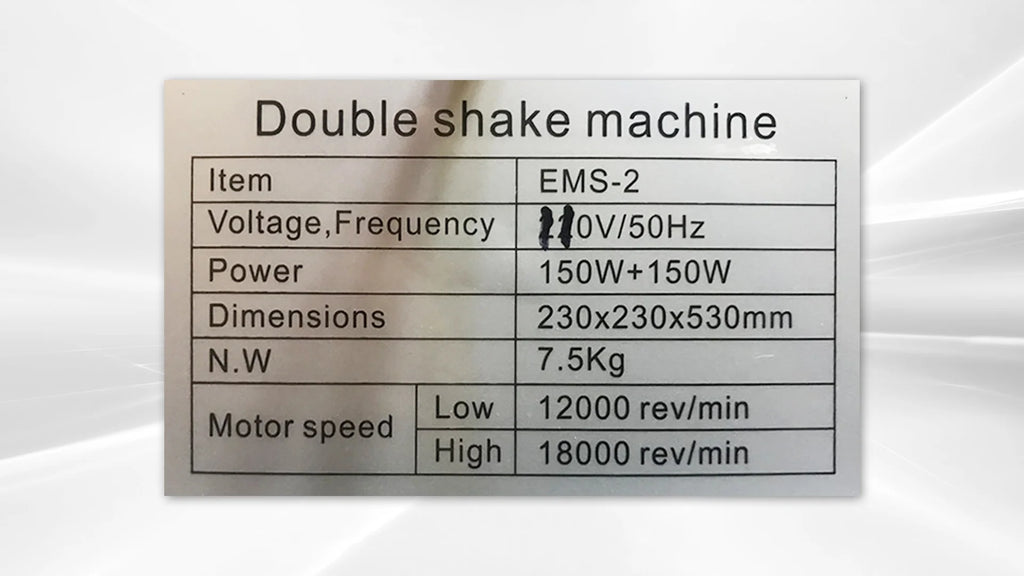 Commercial Stainless Steel Double Head Milk Shake Machine S3644