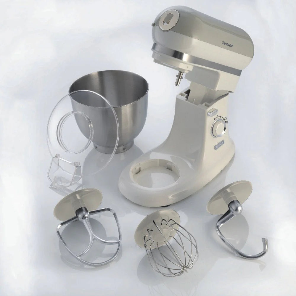 Vintage 5.5L 2400W Beige Stand Mixer A524