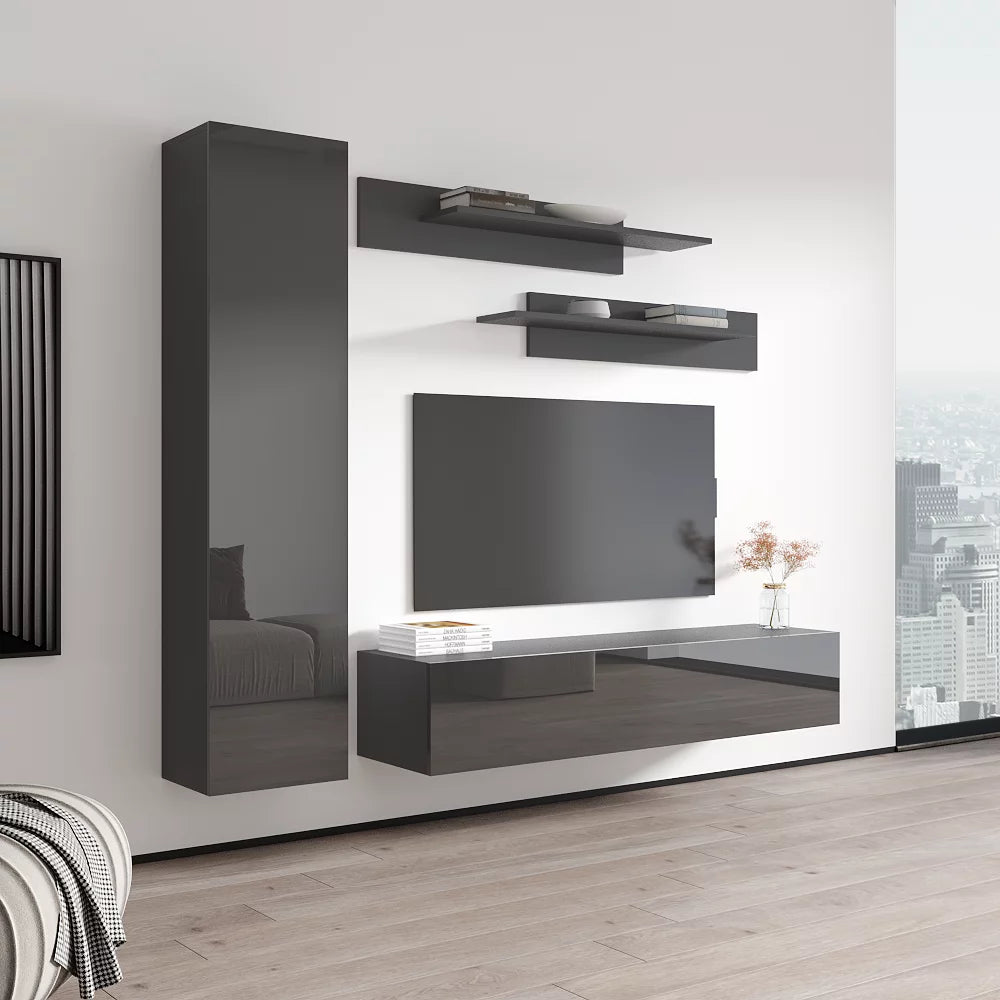Wall Mounted Floating Entertainment Center L9340