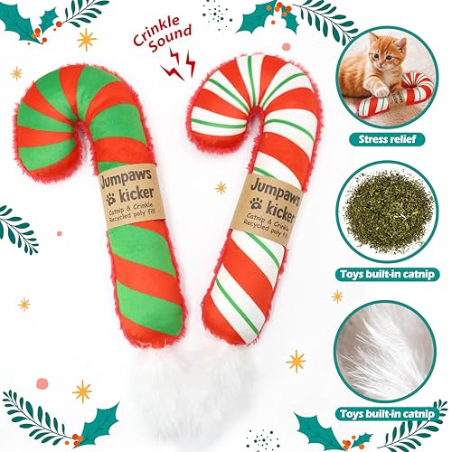 2 Pack Natural Catnip Cat Kicker Toys Z8041