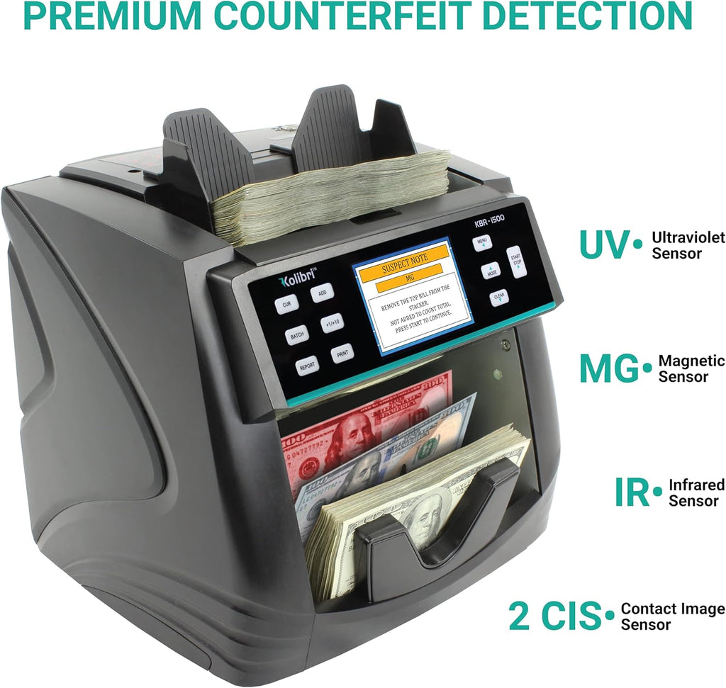 Money Counter Machine with Advanced Counterfeit Detection P396