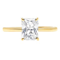 18K Yellow Gold Solitaire Engagement Ring M21848