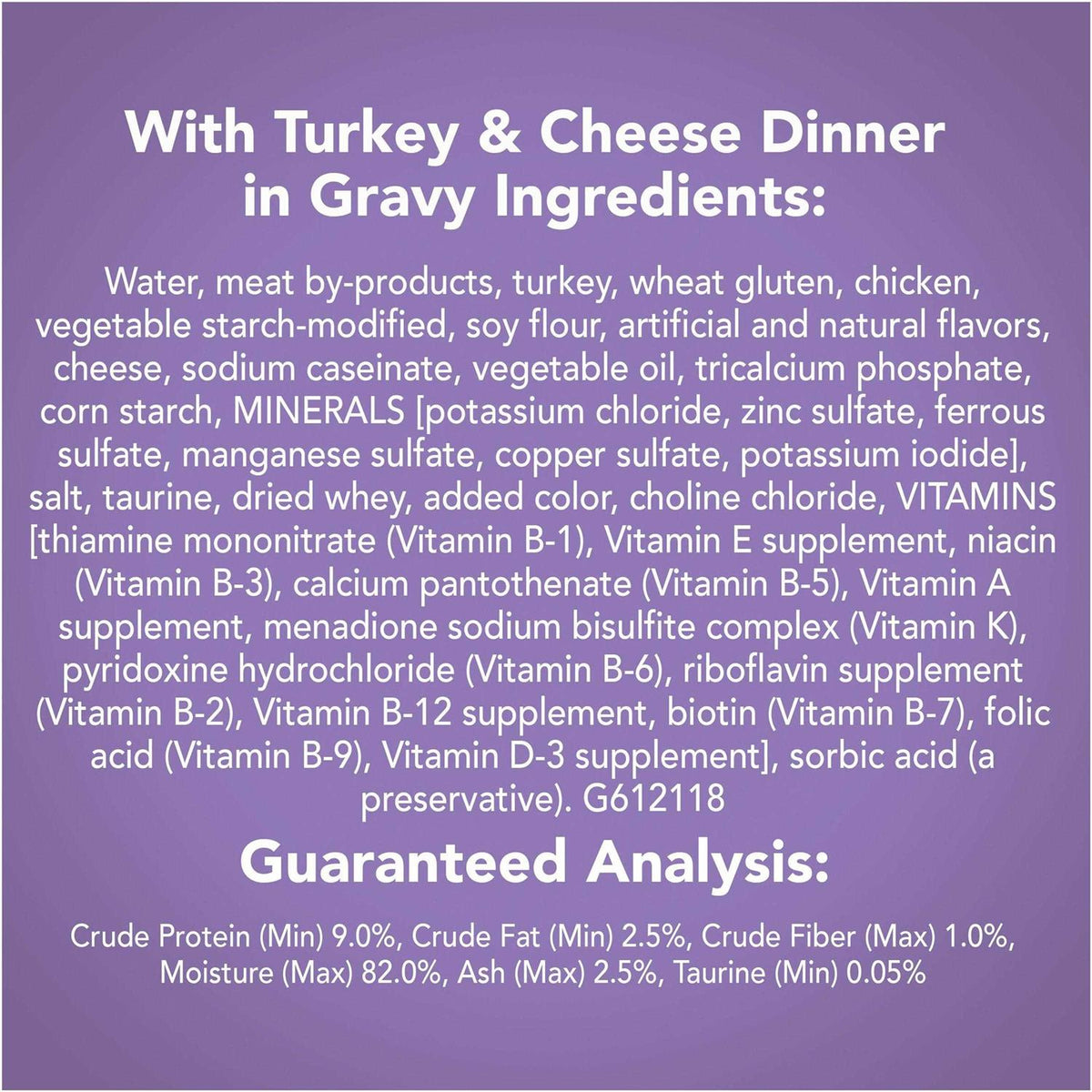 Turkey & Cheese Wet Cat Food F775