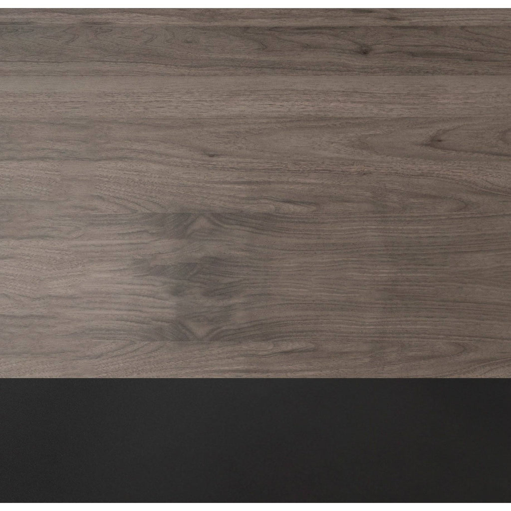 Dark Walnut / Black Metal X-Frame Bookshelf S783239
