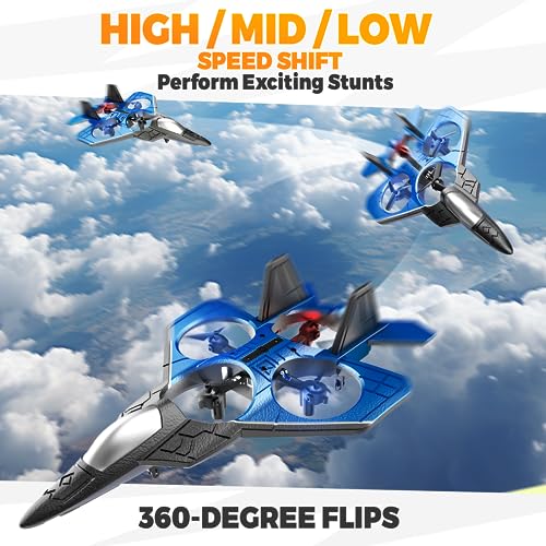 RC Fighter Airplane Remote Control Jet Plane Stunt Drone with Light Z5157