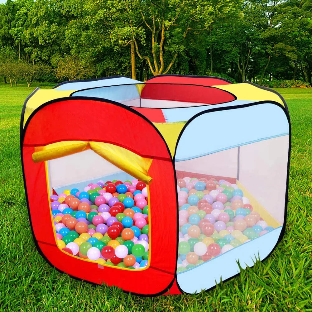 Portable Hexagon Children Ball Pit with Carry Tote W1986