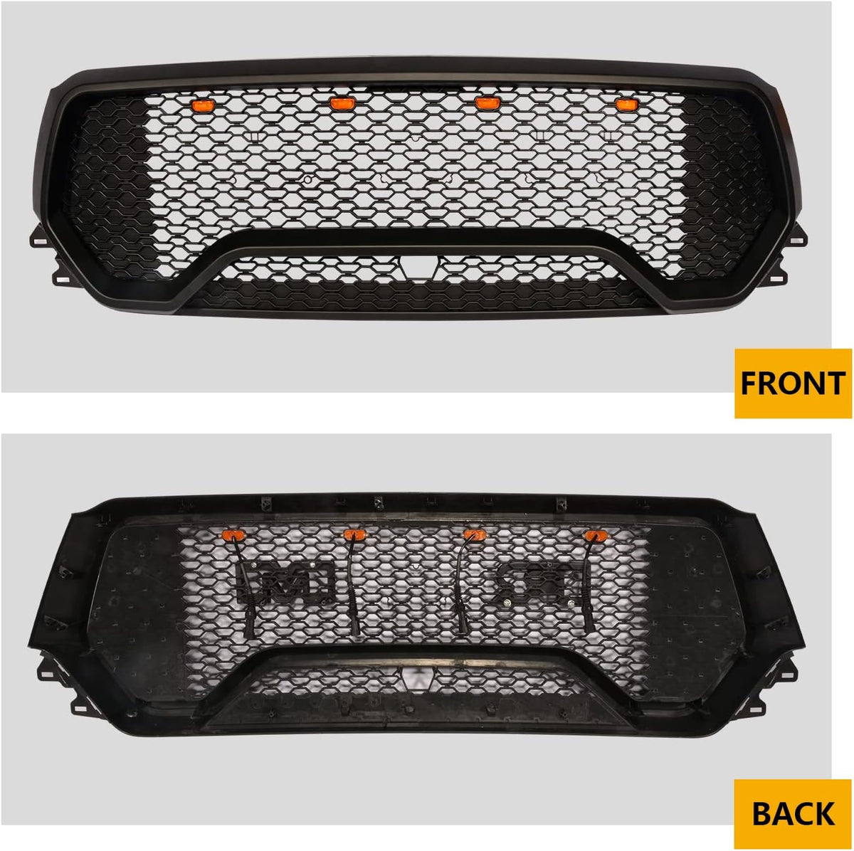 Modified Grill with 4 LED Light Logo Letters X631