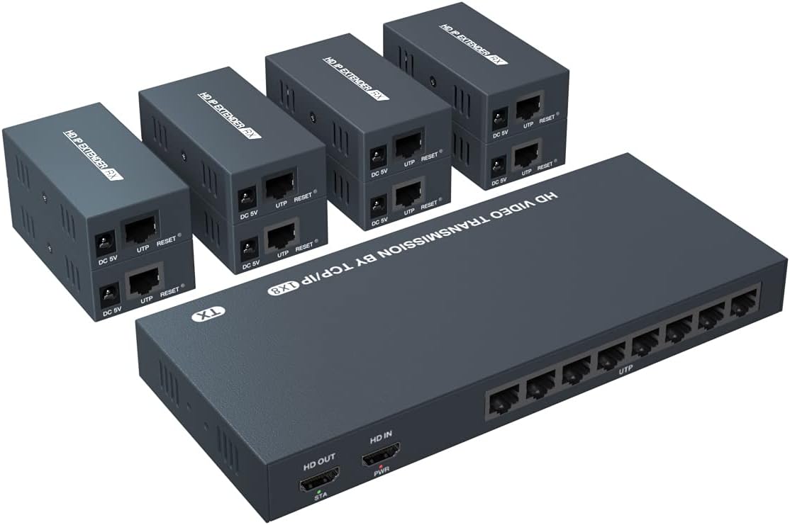 HDMI Extender Splitter 1x2 4K 30Hz Over Ethernet Cable 70m S693330