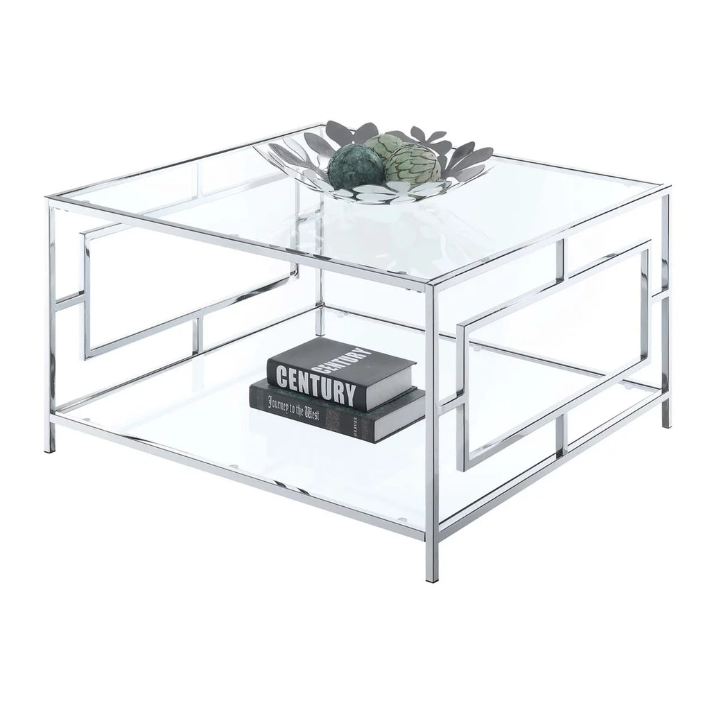 Chrome Square Coffee Table C90670