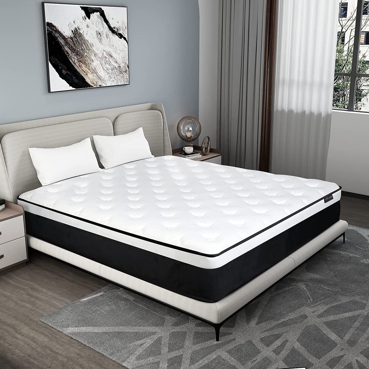Memory Foam Spring Hybrid Mattress Twin Y222443