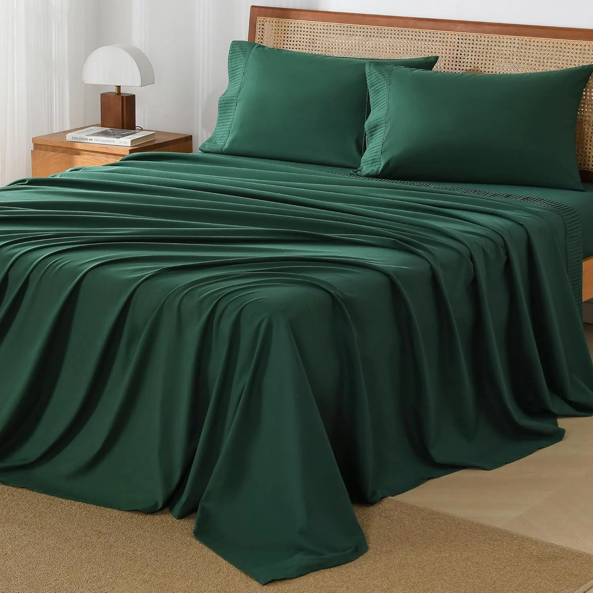King Size 4 Piece Microfiber Sheet Set G6034