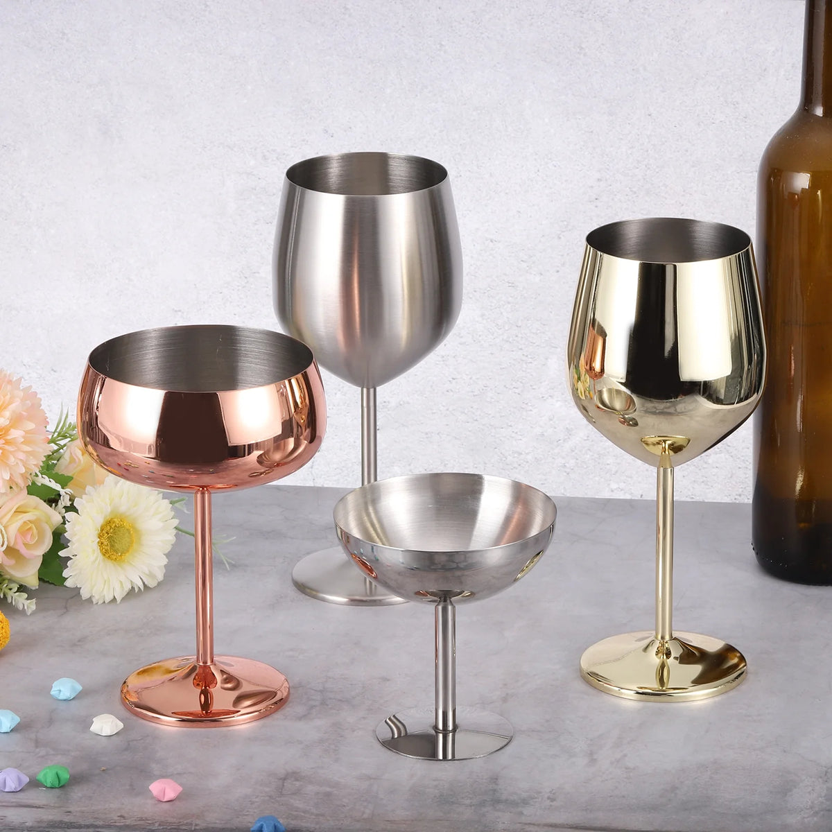 Stemmed Champagne Glasses 450ml/16 OZ E55578