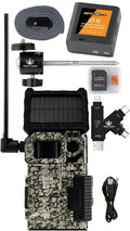 Solar Cellular Trail Camera with LIT-10 Battery, Micro SD Card, Card Reader, and Mount V1443