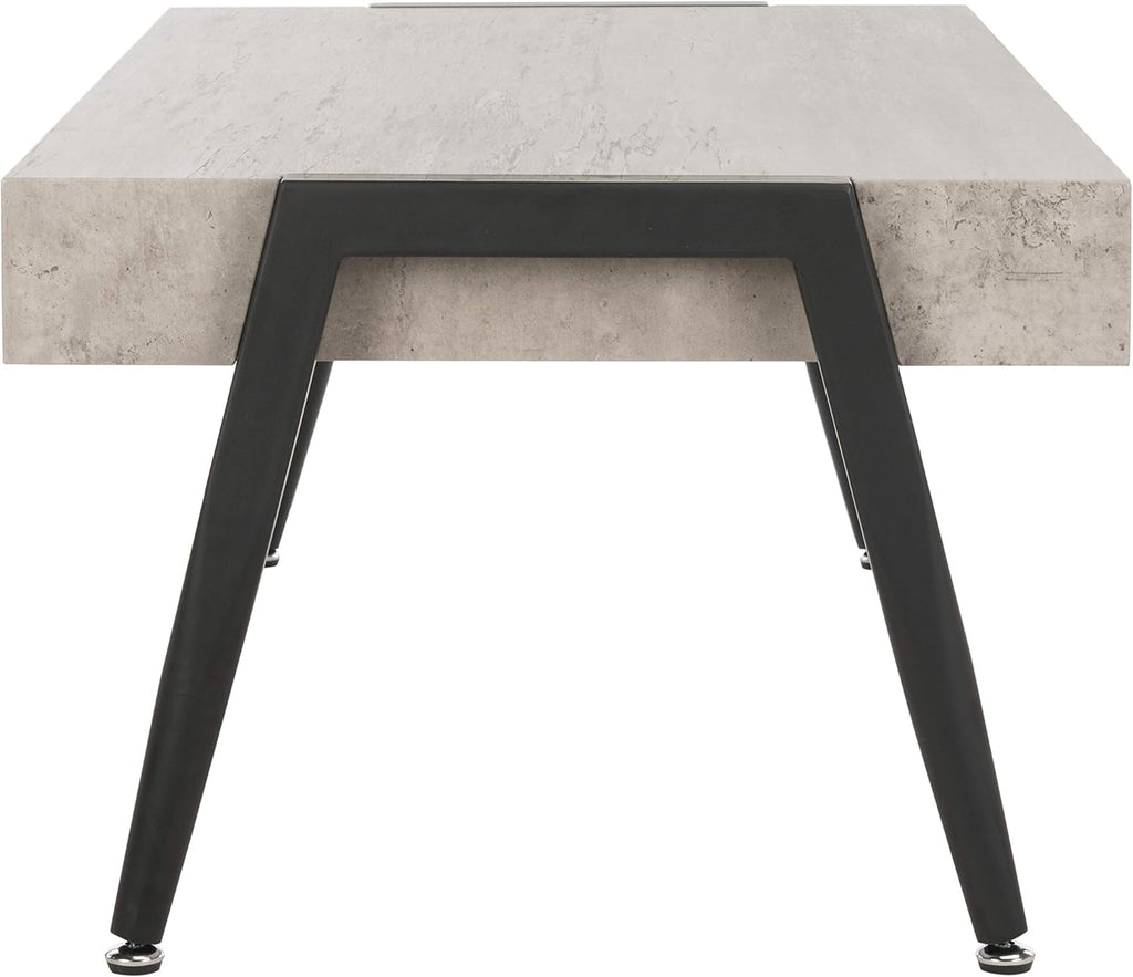 Light Grey and Black Coffee Table Q8418