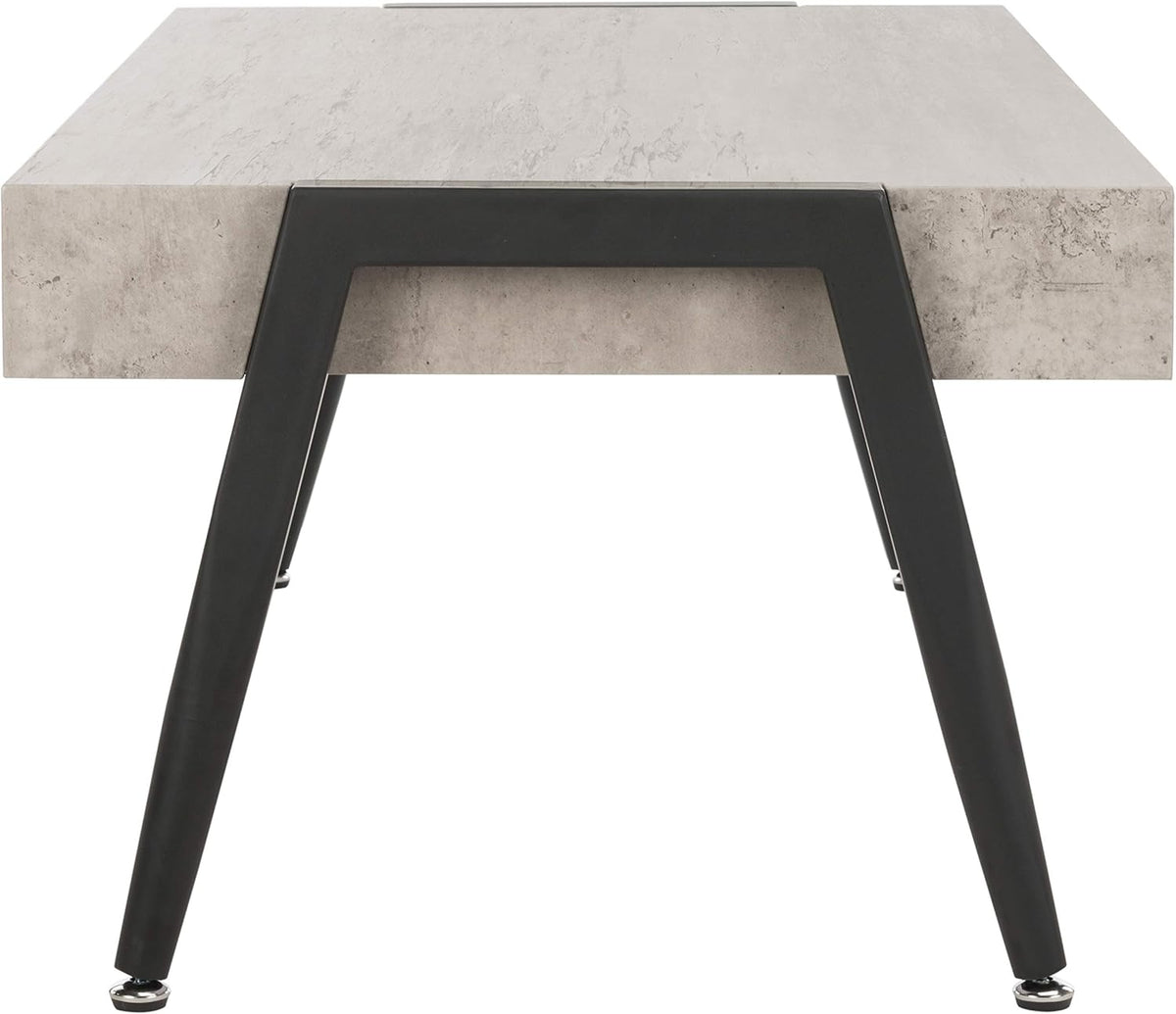 Light Grey and Black Coffee Table Q8418