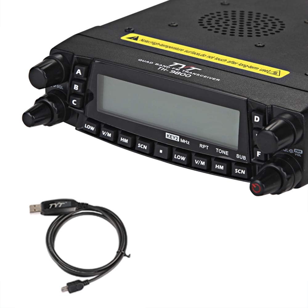 Quad Band 50W Mobile Ham Radio Black Pack of 2 T79260
