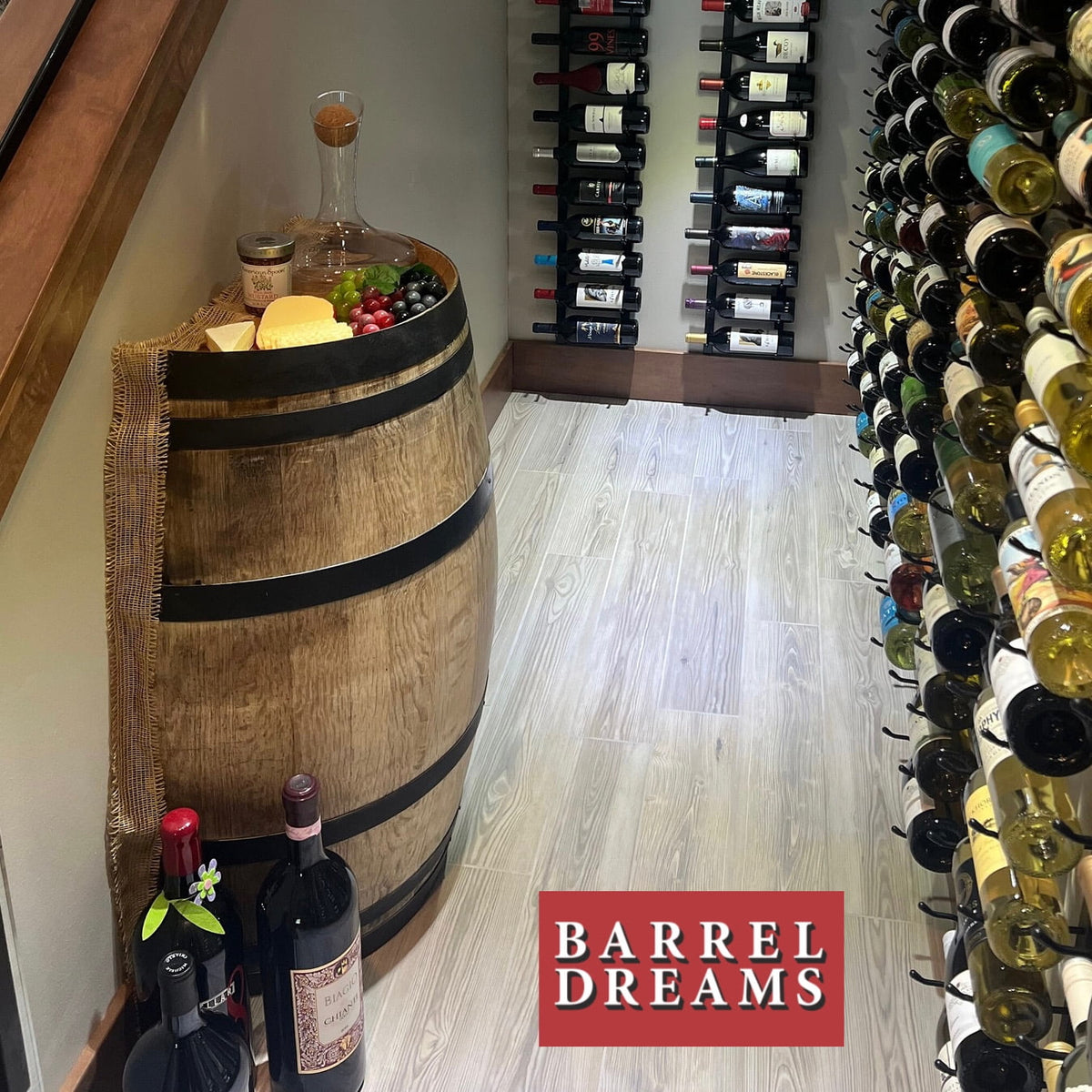 1/2 Cut Wine Barrel T633626