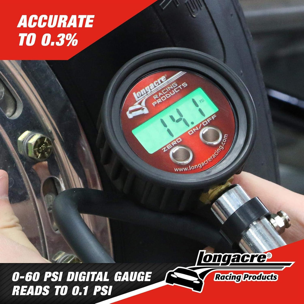 0-60 PSI Digital Tire Gauge with Case R826