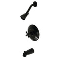 Matte Black Tub and Shower Faucet T260724