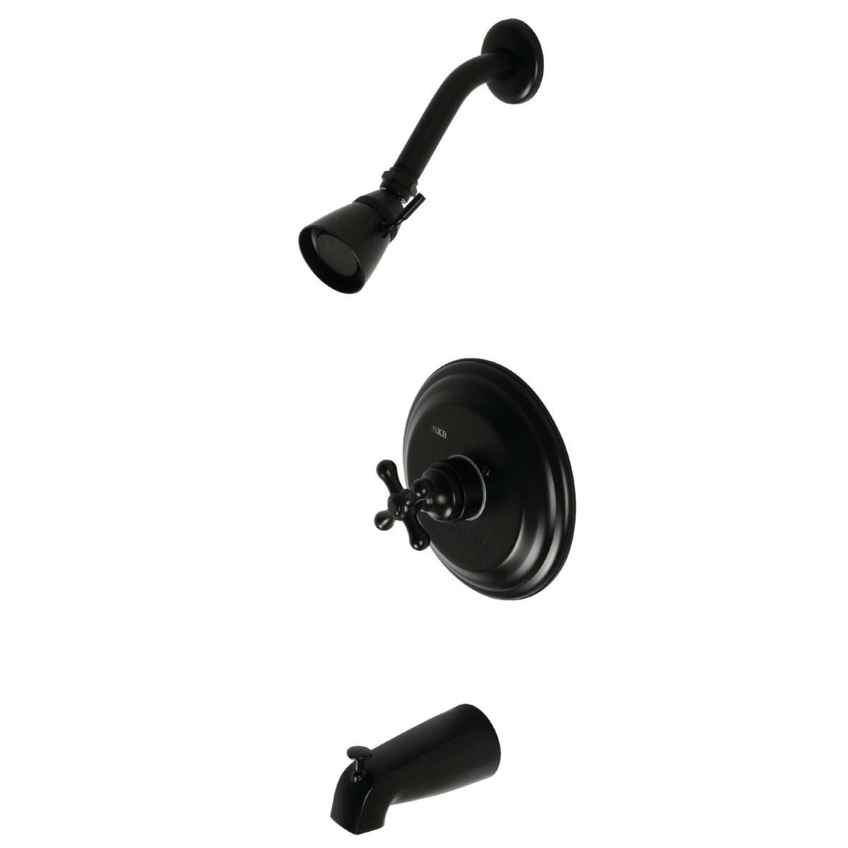 Matte Black Tub and Shower Faucet T260724