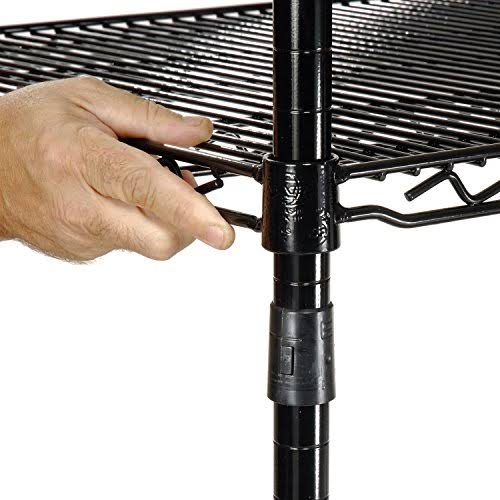 Black Epoxy Wire Shelving X916660