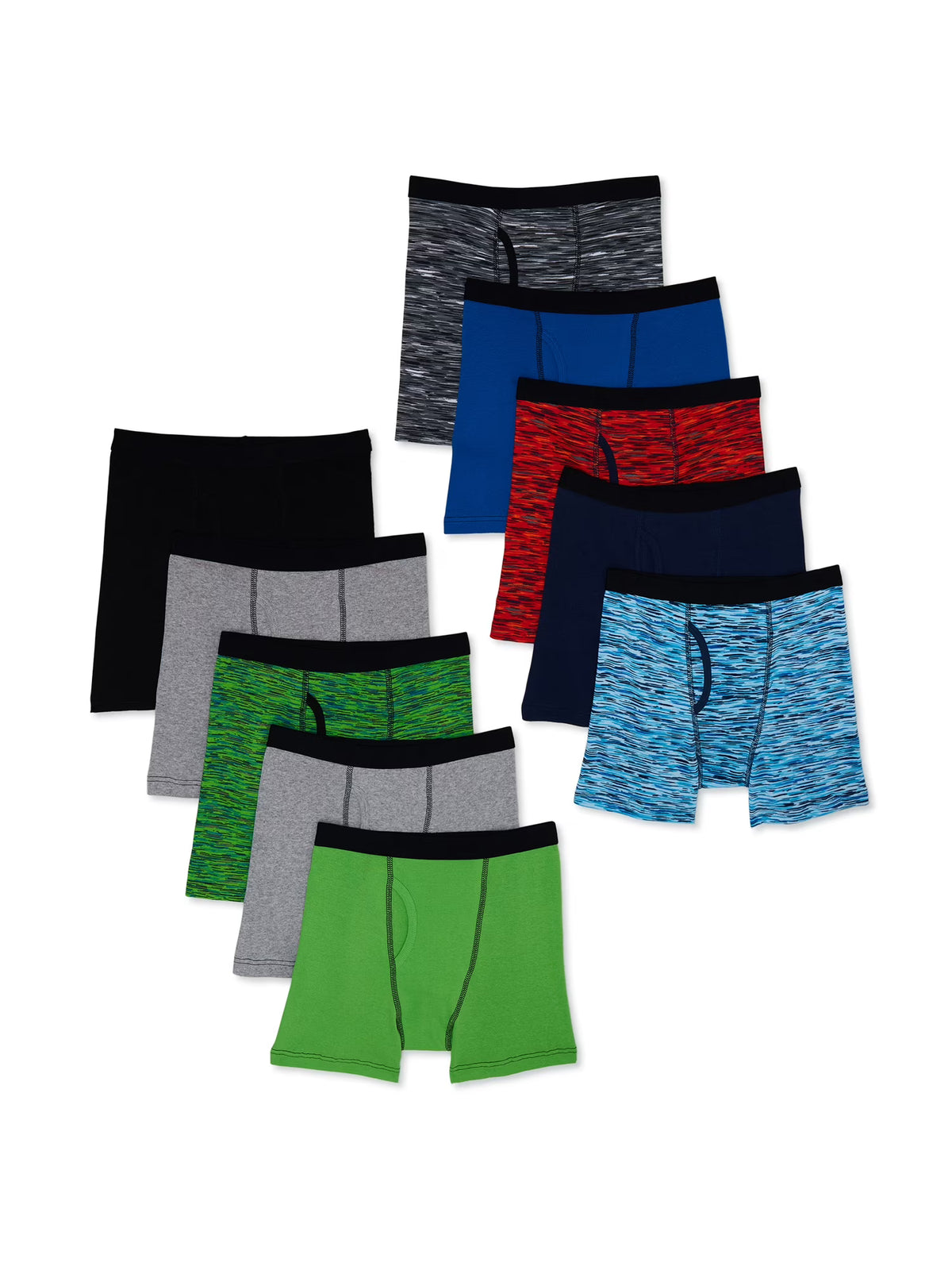 10-Pack Cotton Boxer Briefs B227587