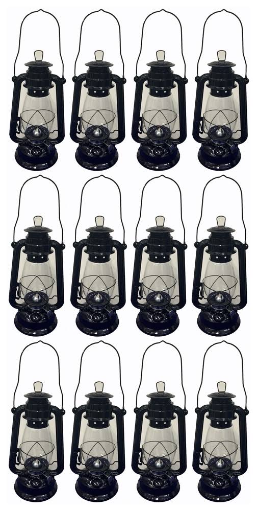 Black Hurricane Kerosene Lantern Camping Lamp 30cm K297170