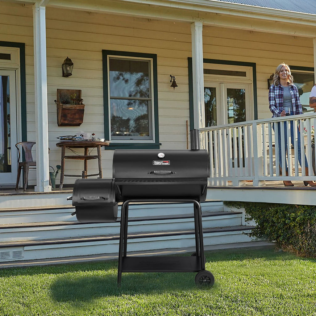 Charcoal Grill with Offset Smoker A551