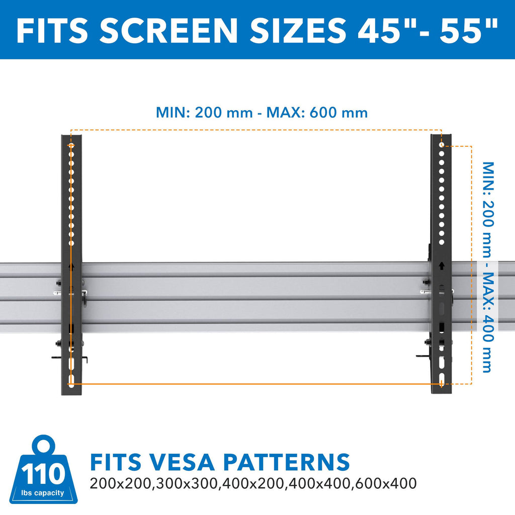 Black Ceiling TV Mount F687963